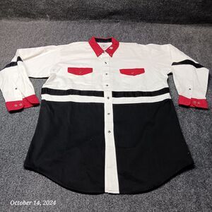 Vintage Midwest‎ Garment Co Rodeo Western Shirt Men XL Makin 8 RD TV RARE
